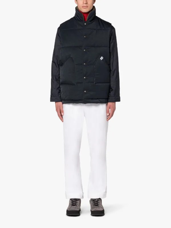 OSAKA Navy Nylon Gilet