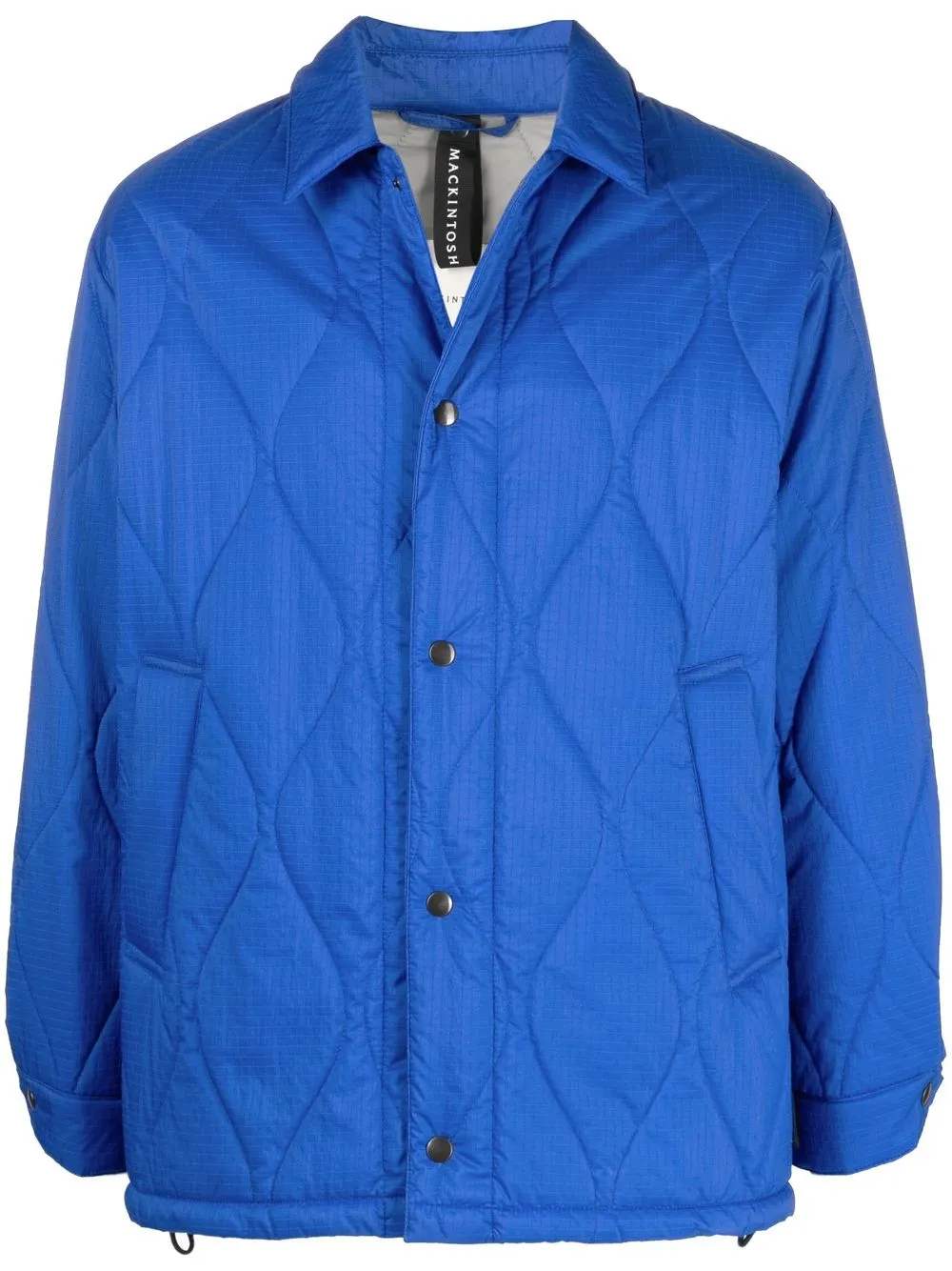 

Mackintosh TEEMING quilted coach jacket - Blue