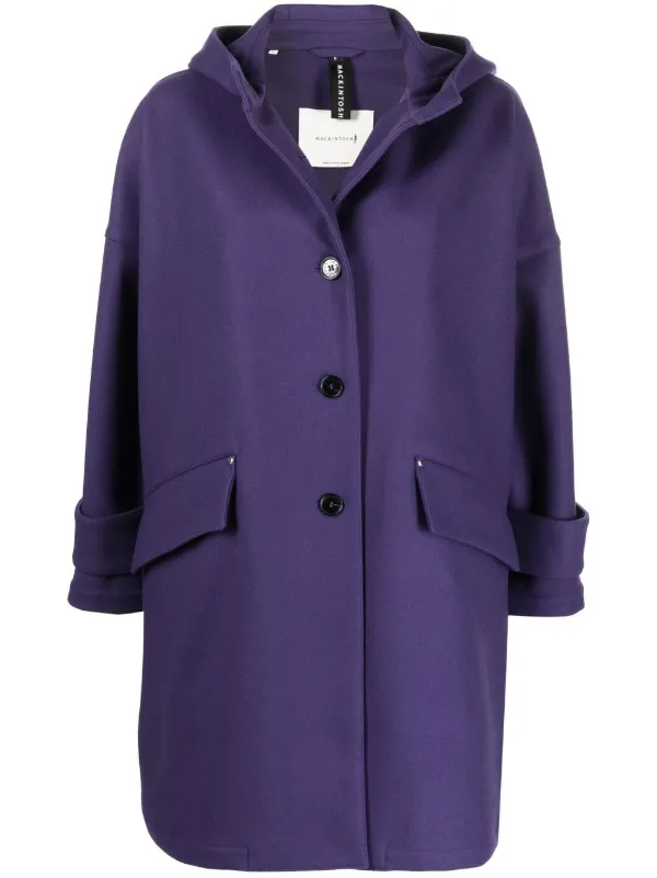 Mackintosh HUMBIE HOOD Wool Overcoat - Farfetch