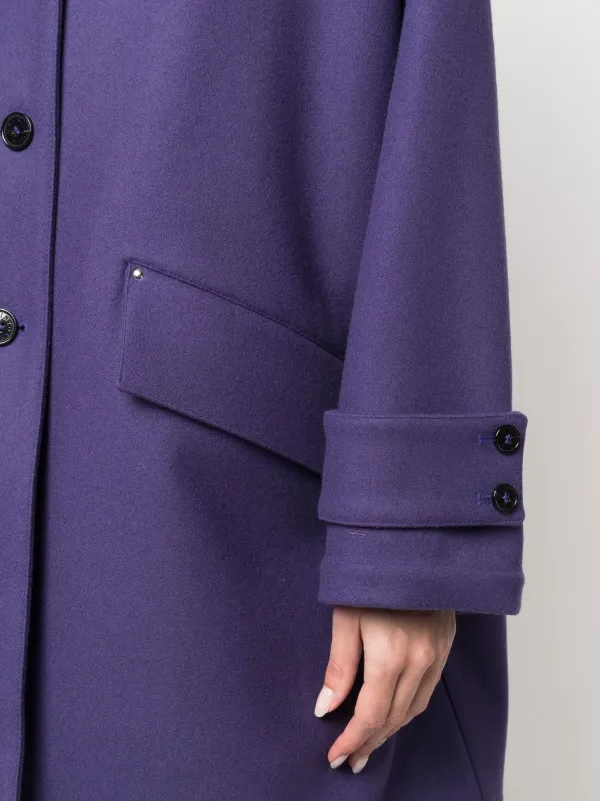 Mackintosh HUMBIE HOOD Wool Overcoat - Farfetch