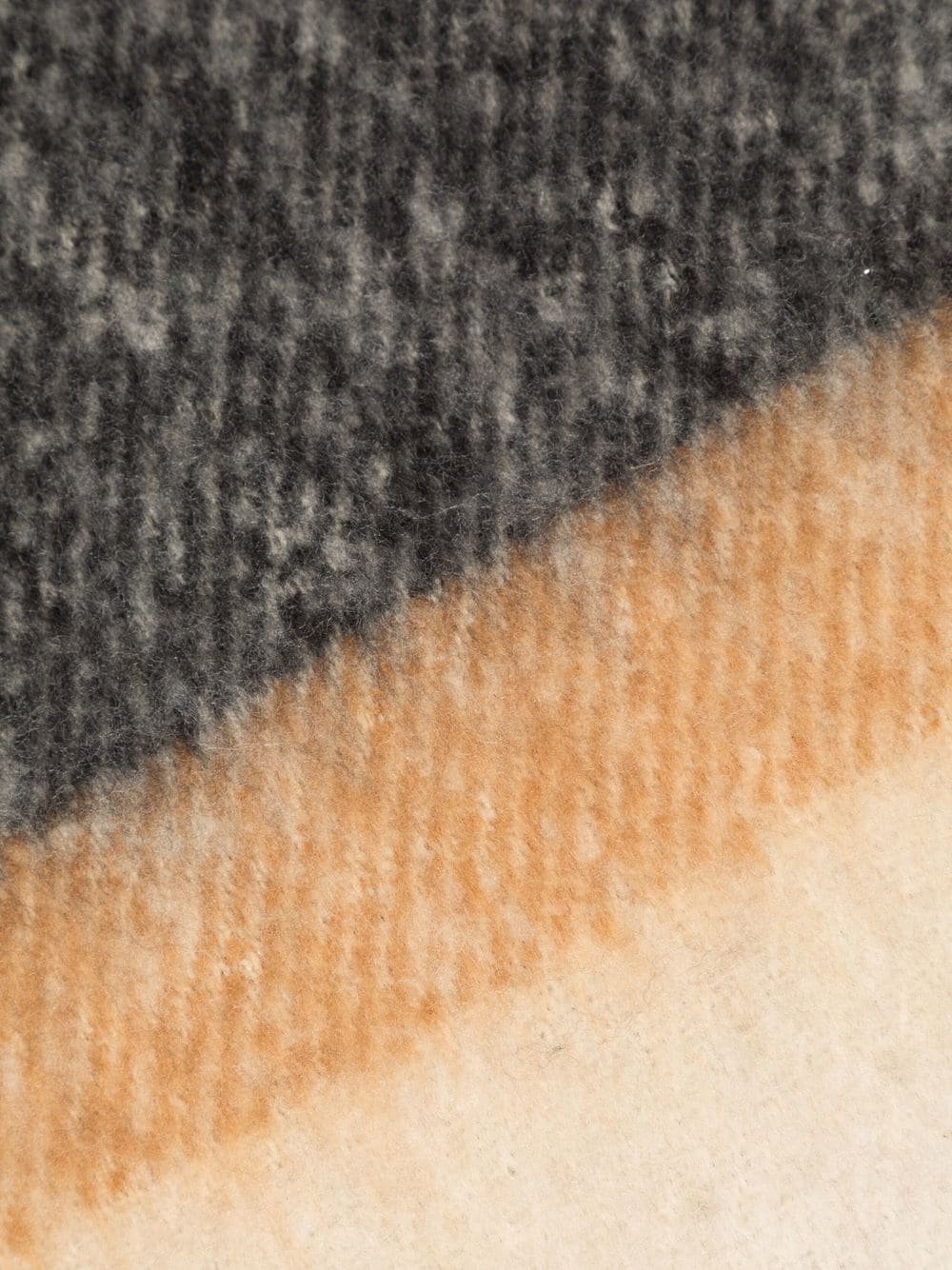Shop Mackintosh Striped Blanket Scarf In Nude
