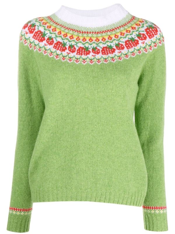 Green fair hot sale isle sweater