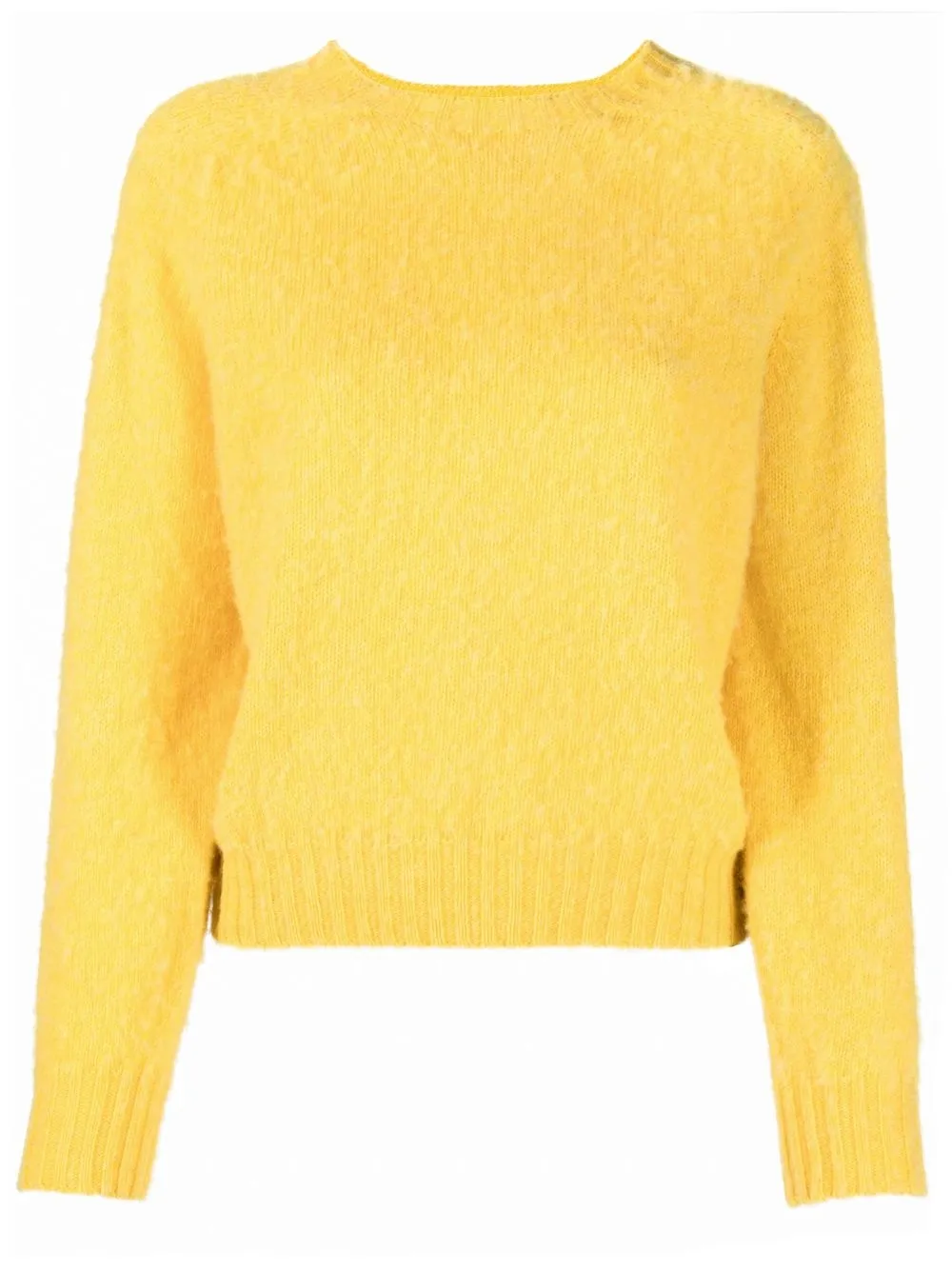 

Mackintosh KENNEDI wool crew-neck jumper - Yellow