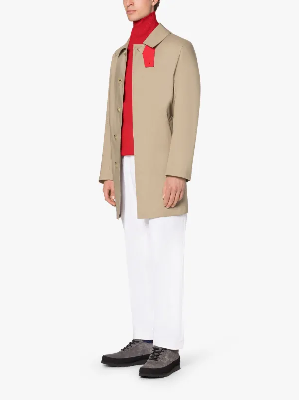 TARTAN CAMBRIDGE Fawn RAINTEC Cotton Short Coat