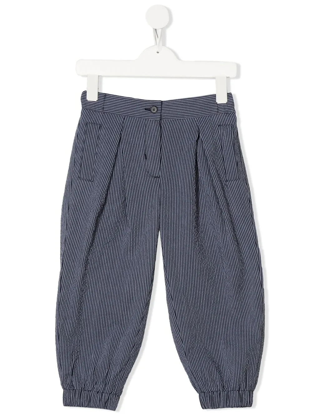 

Il Gufo pantalones con rayas estampadas - Azul