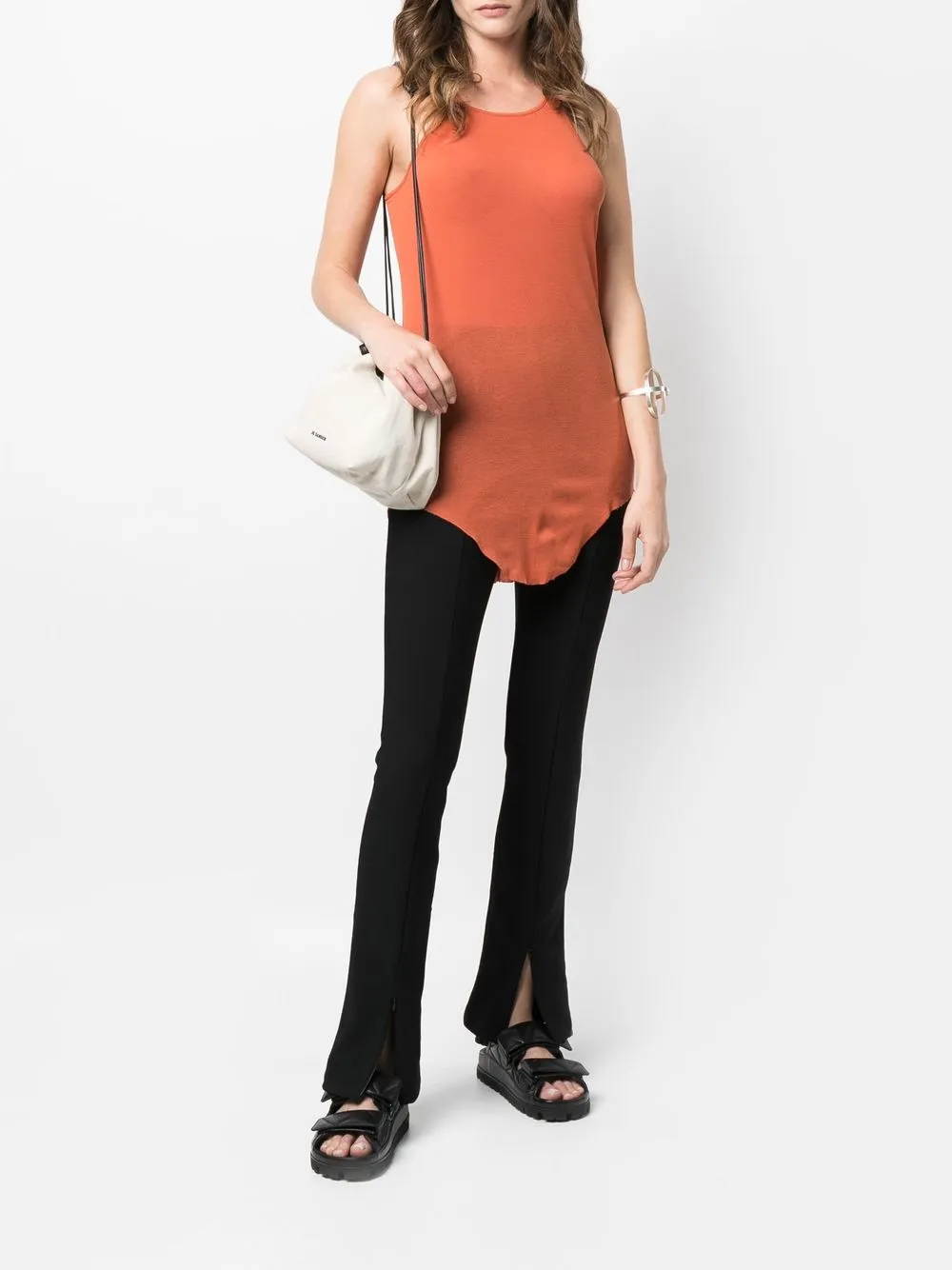 Rick Owens Fijngebreide tanktop - Oranje