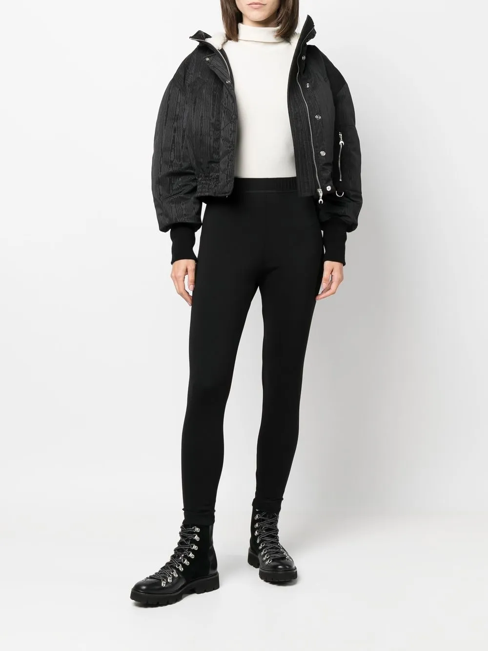 Moncler Grenoble High waist broek - Zwart