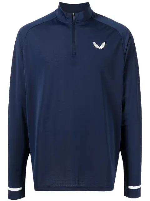 Castore logo-print long-sleeve sweatshirt