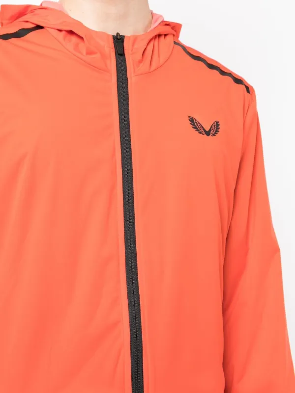 Castore logo-print Hooded Jacket - Farfetch