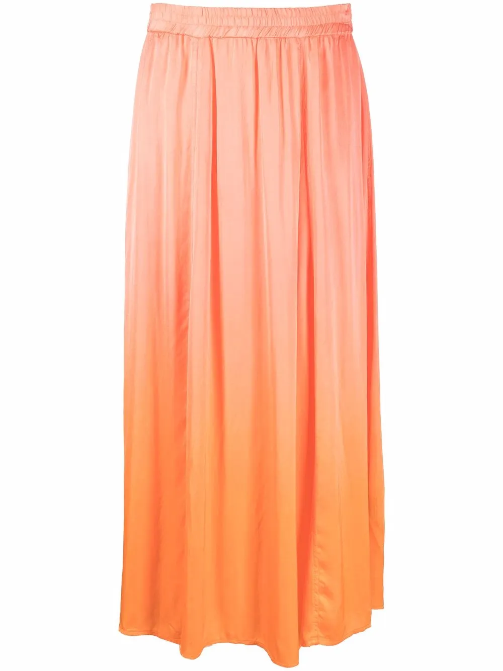 

Raquel Allegra pleated ombré midi skirt - Orange