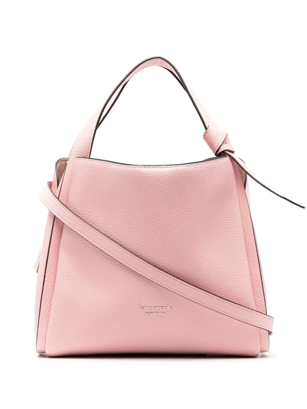 

Kate Spade tote con placa del logo - Rosado