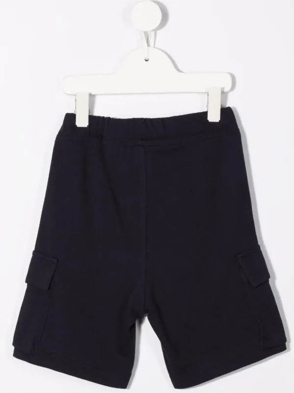 Il Gufo Tailored Cotton Cargo Shorts 