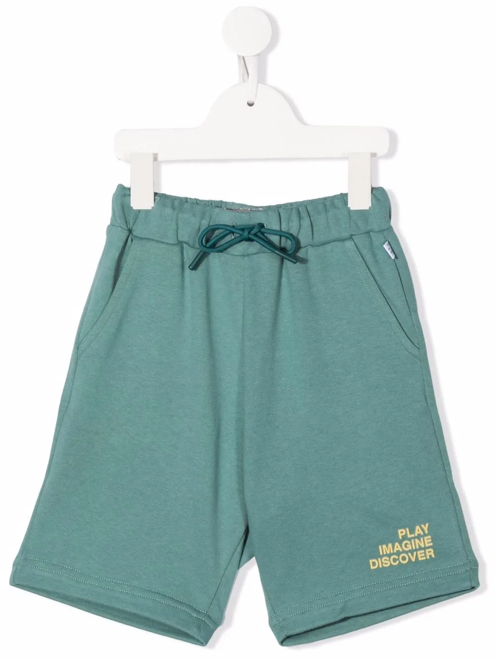 

Il Gufo shorts deportivos con logo estampado - Verde