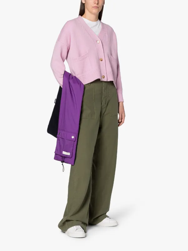 KELLE Pink Wool Cardigan