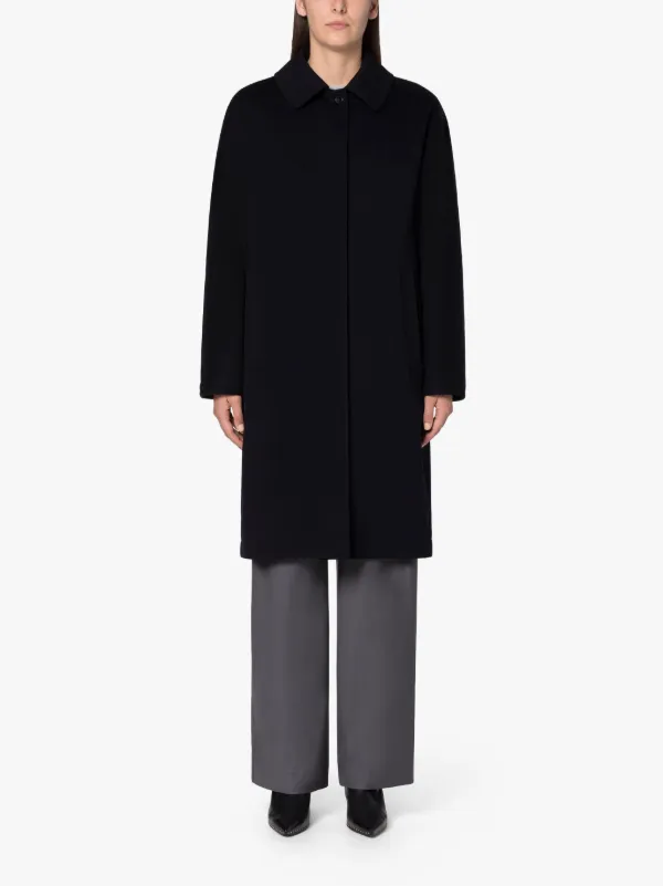 JEAN Navy Storm System Wool Coat