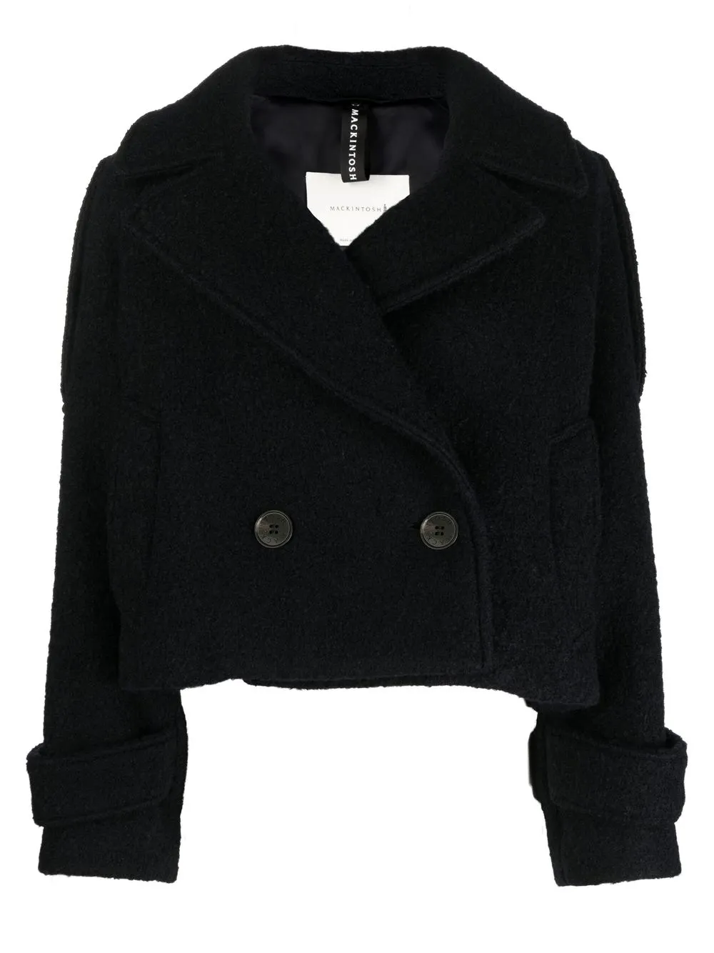 

Mackintosh KIRSTEE wool cropped peacoat - Blue