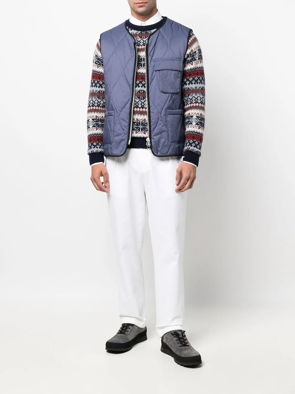 Mackintosh Bodywarmer met ritssluiting - Grijs