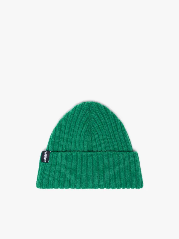 BILLIE Green Wool Benie Hat