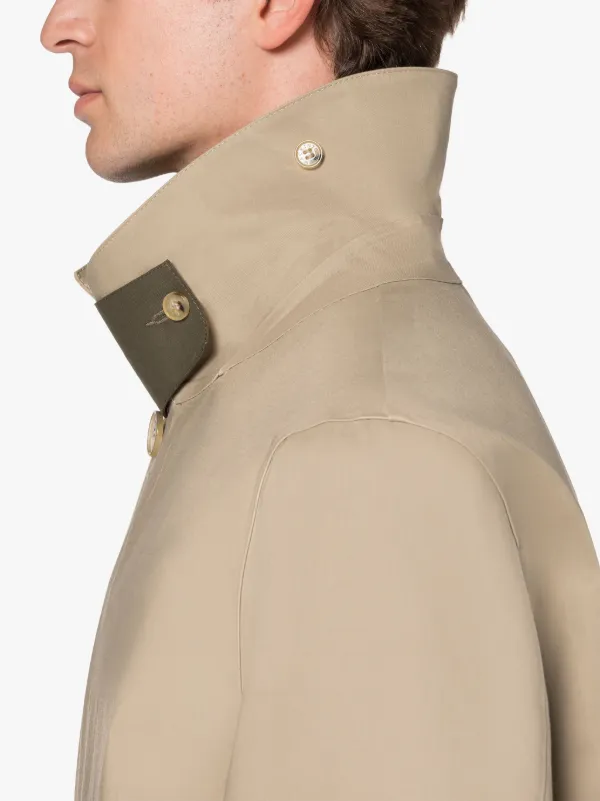 TARTAN OXFORD Fawn Bonded Cotton 3/4 Coat