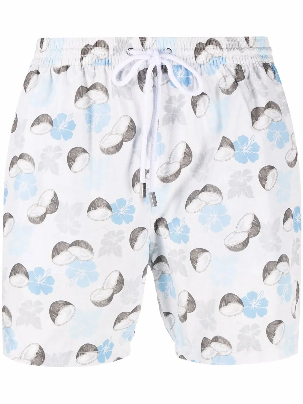 

Barba coconut-print swim shorts - Grey