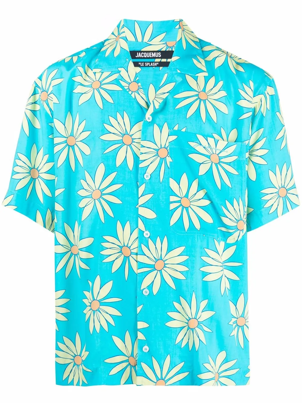 

Jacquemus camisa con margaritas estampadas - Azul