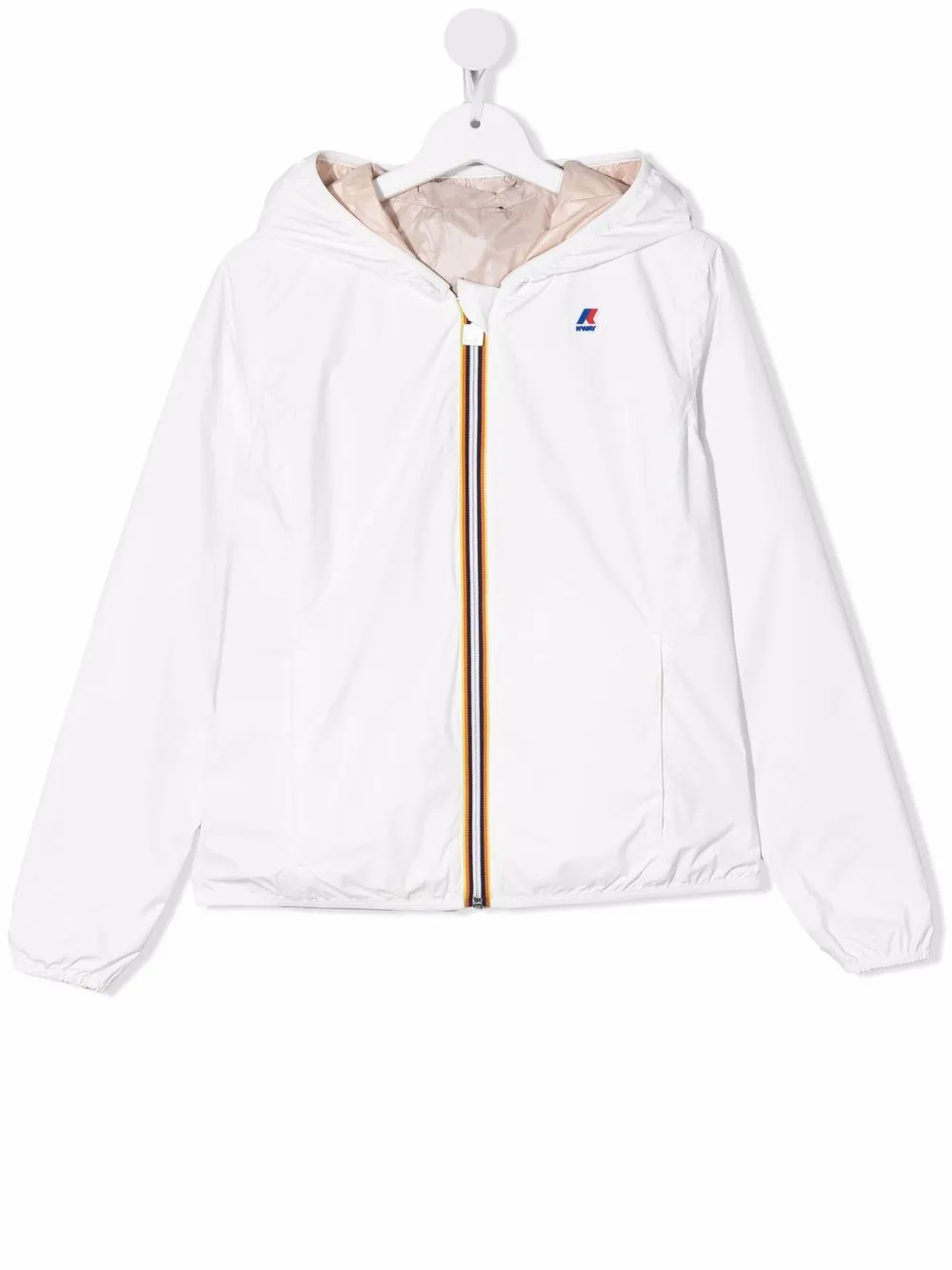 

K Way Kids TEEN reversible hooded jacket - White