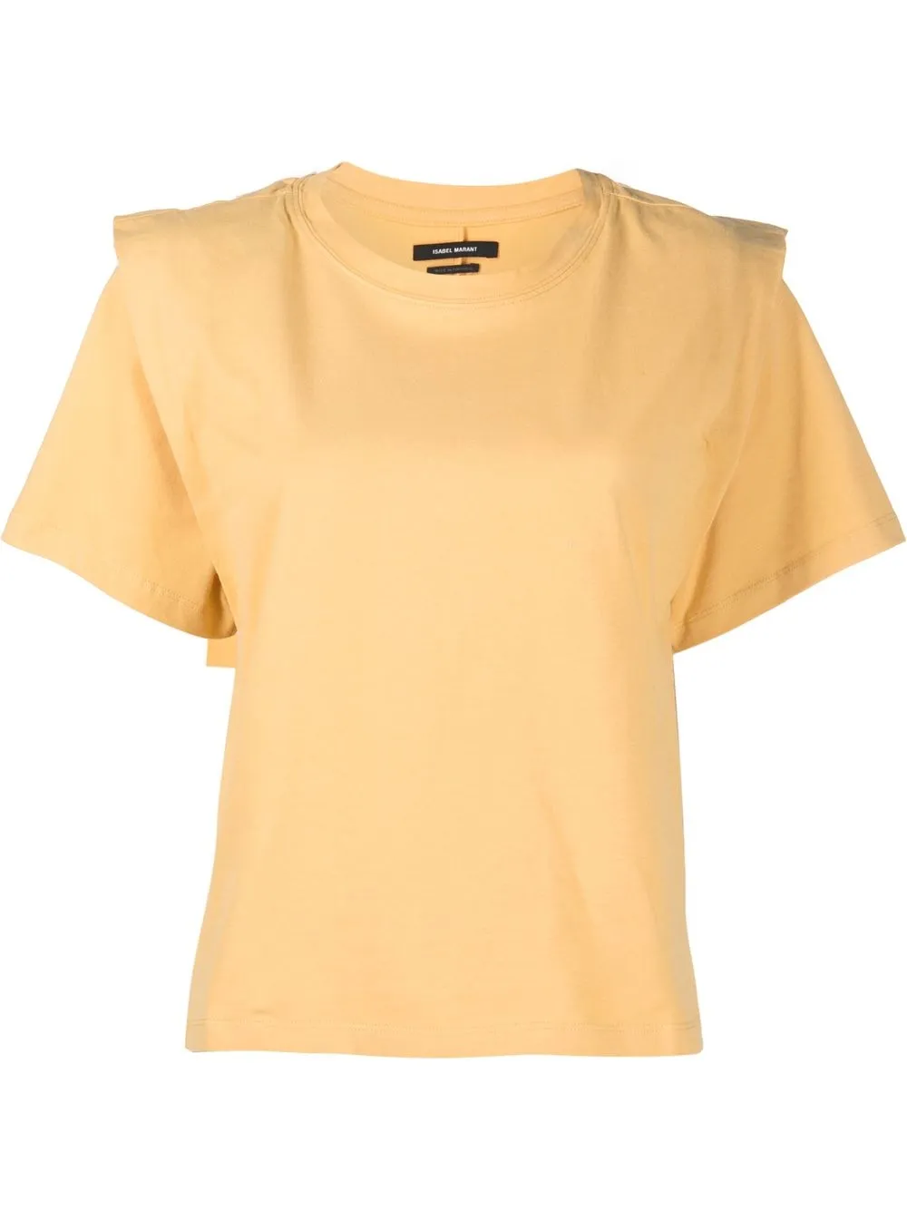 Isabel Marant Structured Sleeve T-shirt In Gelb