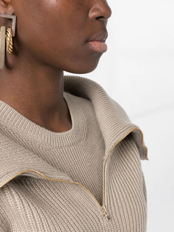 Jacquemus La Maille Risoul Wool Jumper | Neutrals | FARFETCH AO