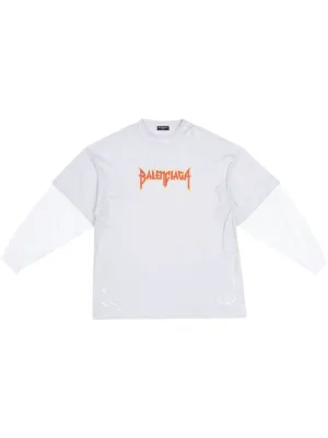 明日着で発送可能ですバレンシアガ Balenciaga Metal logo Tシャツ