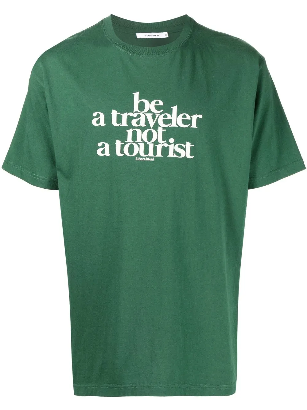 

Liberaiders slogan-print short-sleeved T-shirt - Green