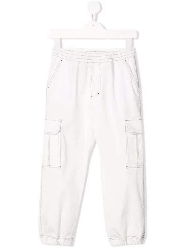 Moncler Enfant contrast-stitching Cargo 