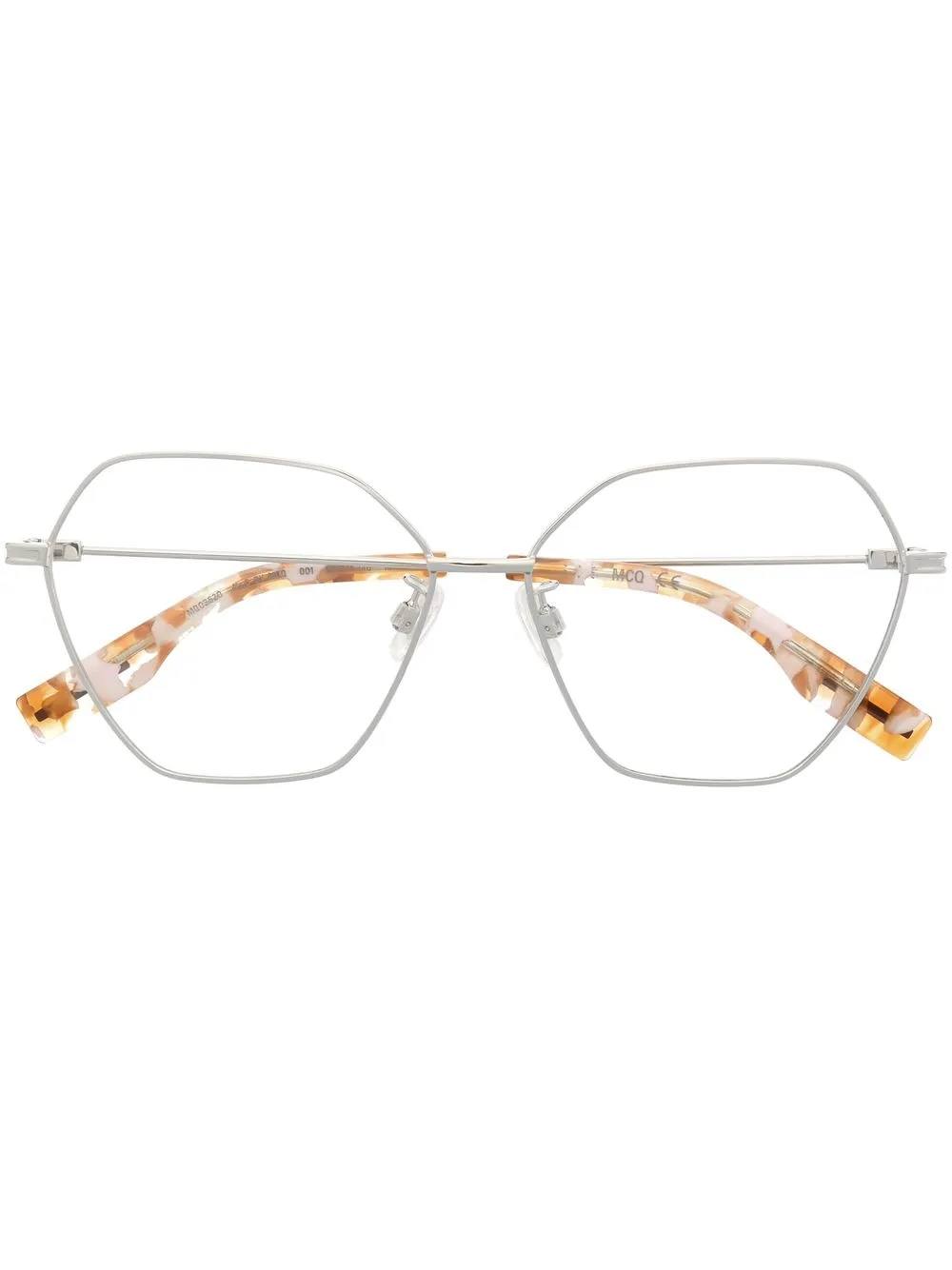 

MCQ lentes con armazón cuadrada - Plateado