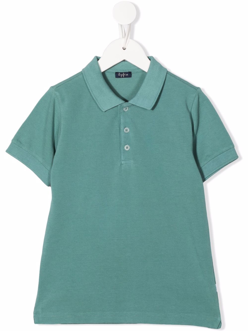 Il Gufo Kids' Cotton Polo Shirt In Blue