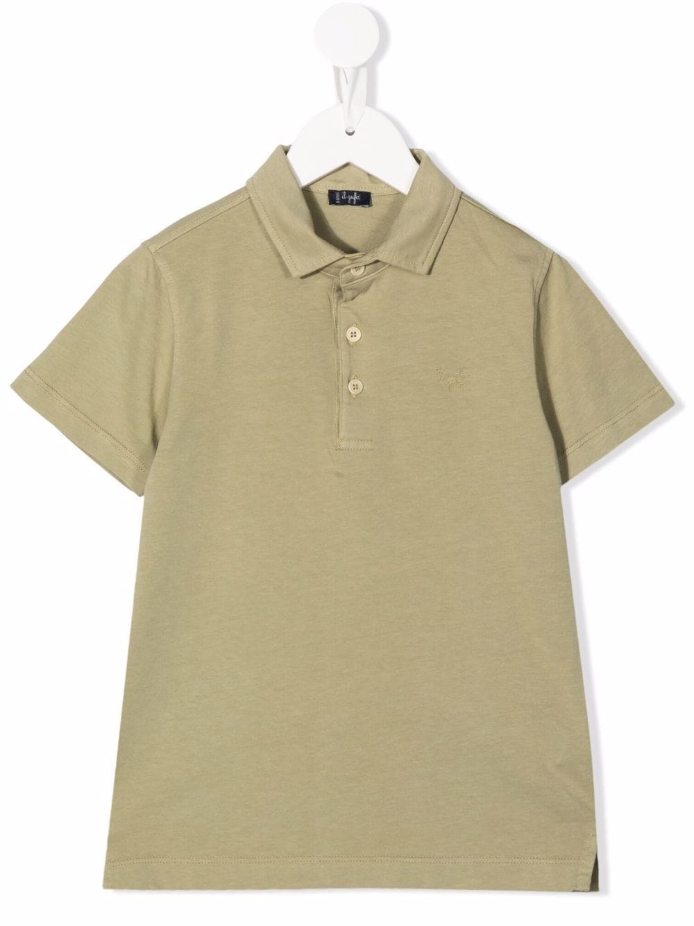 Il Gufo Kids' Cotton Polo Shirt In Green