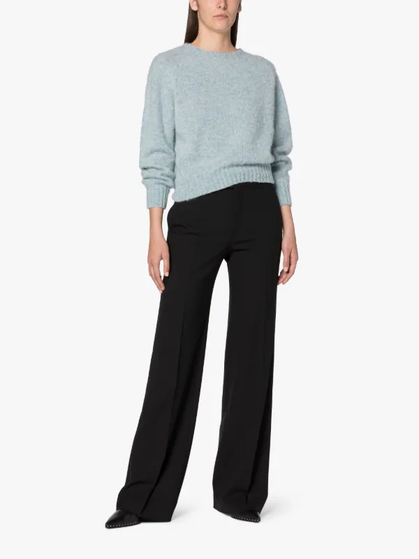 KENNEDI Powder Blue Wool Crewneck Sweater