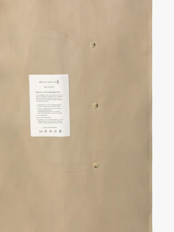 MORNA Fawn Bonded Cotton Trench Coat
