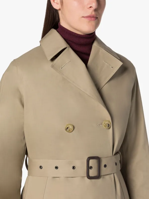 MORNA Fawn Bonded Cotton Trench Coat