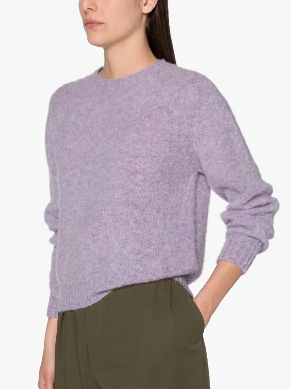 KENNEDI Lilac Mix Wool Crewneck Sweater