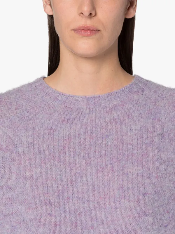 KENNEDI Lilac Mix Wool Crewneck Sweater