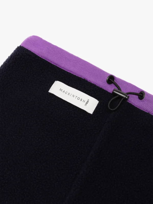 Purple & Navy Fleece Neck Warmer