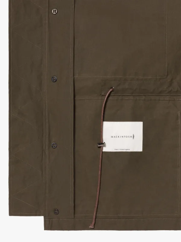 COUNTRY Khaki Brown Waxed Cotton Coat