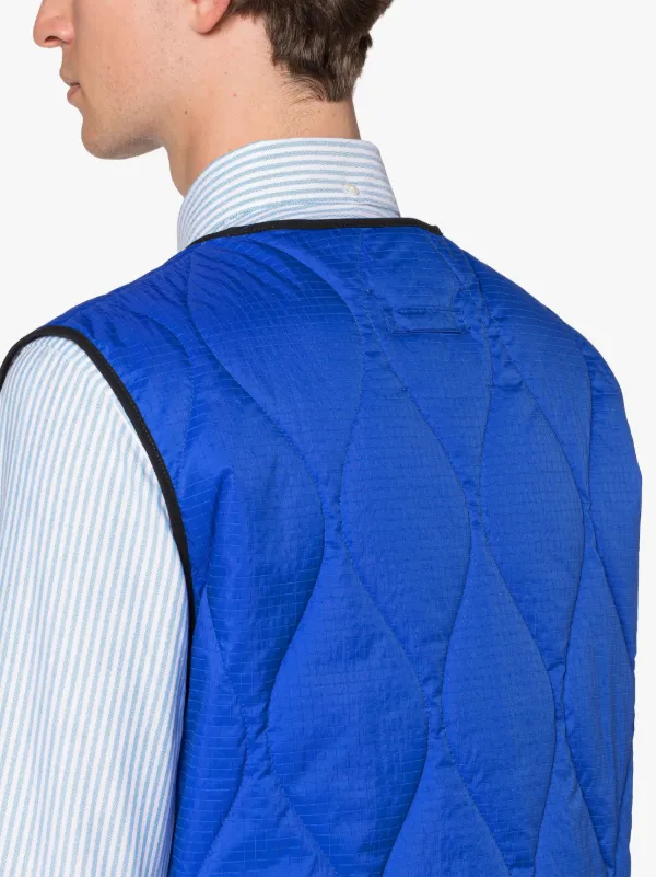 GENERAL Blue Nylon Gilet
