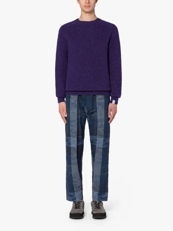 HUTCHINS Violet Wool Crewneck Sweater