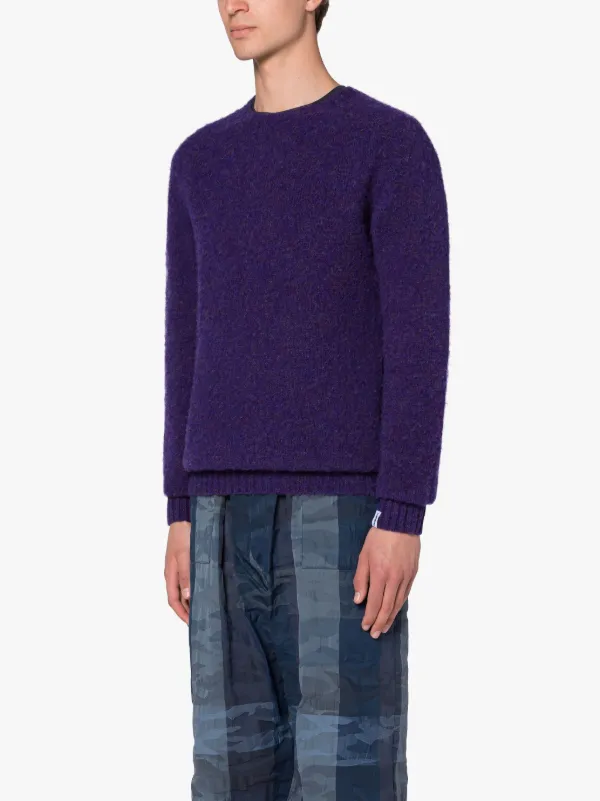HUTCHINS Violet Wool Crewneck Sweater