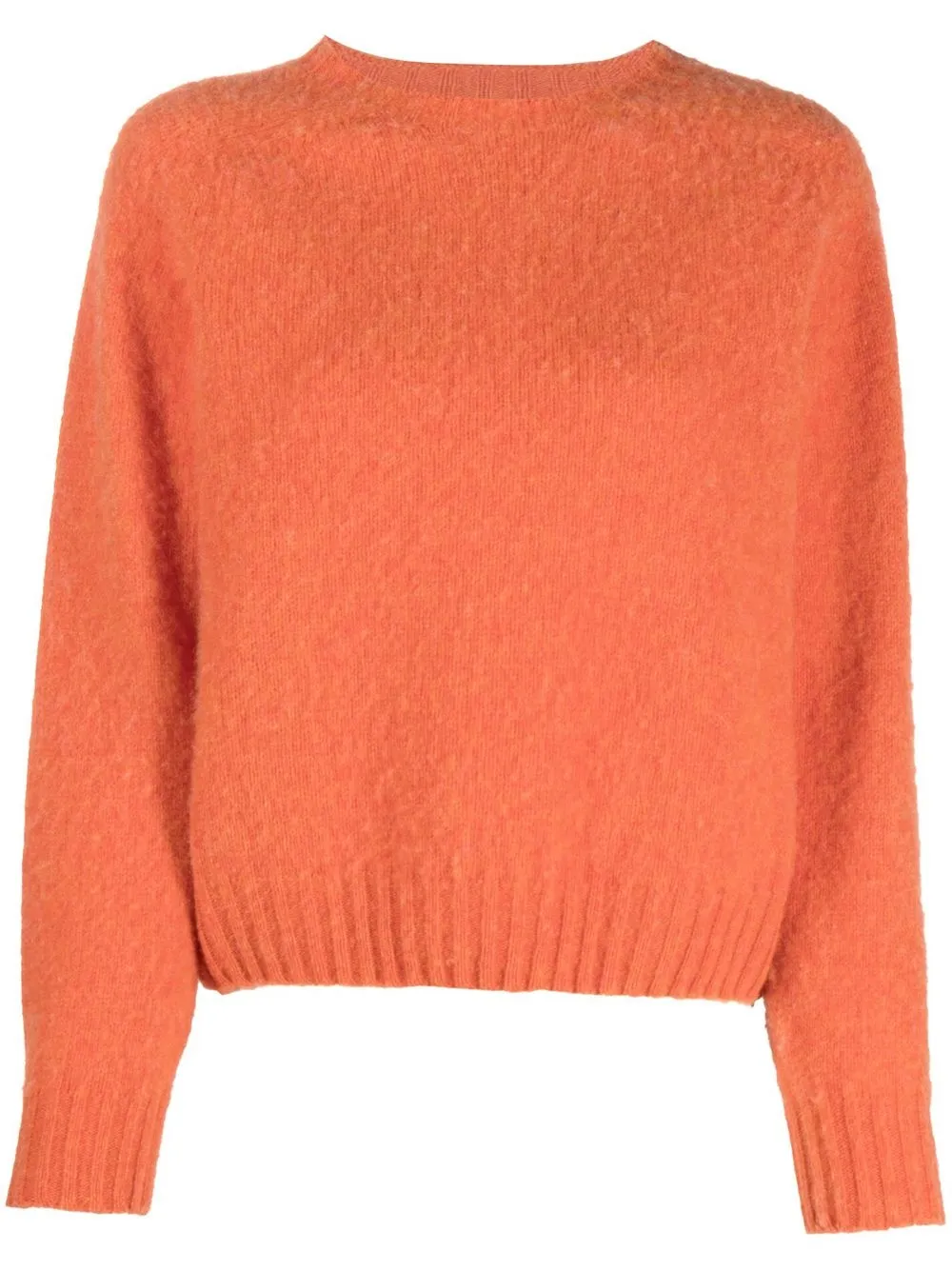 

Mackintosh KENNEDI wool crew-neck jumper - Orange