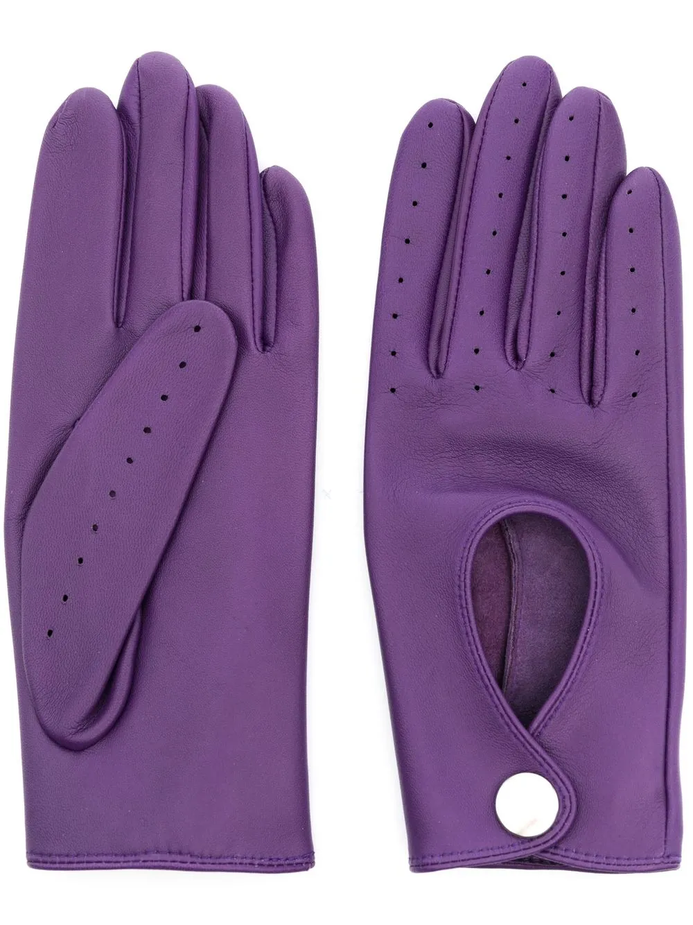 

Mackintosh perforated driving gloves - Purple