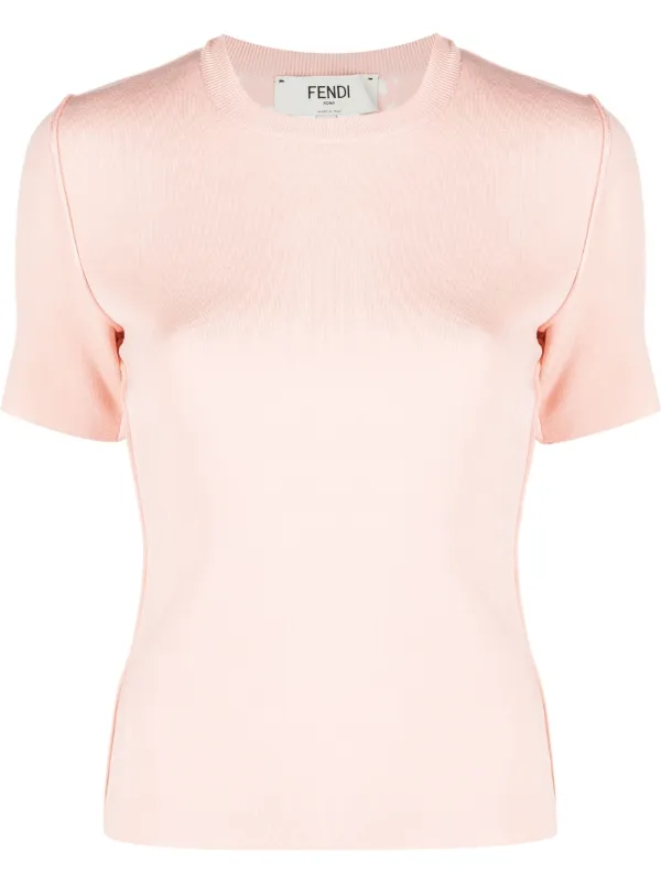 FENDI round neck T shirt Farfetch