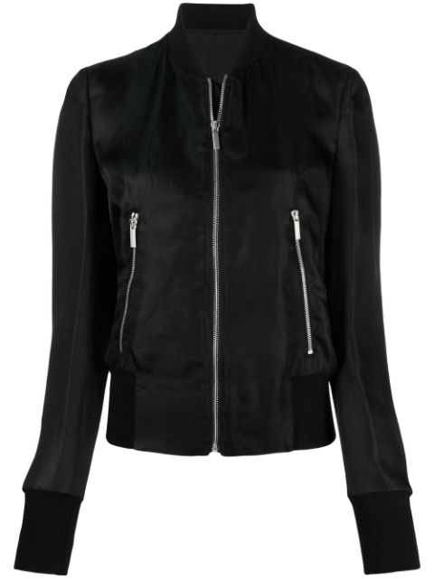 SAPIO zipped fitted bomber jacket