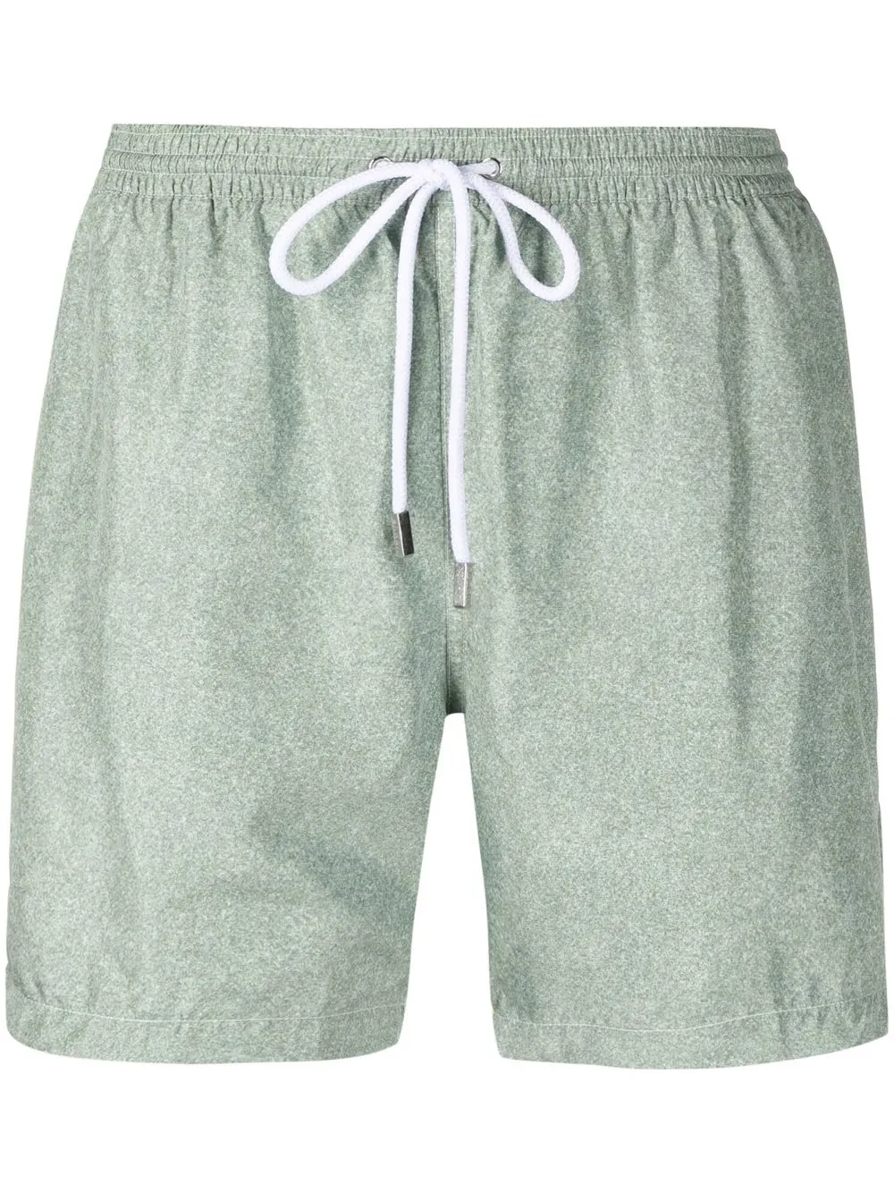 

Barba logo-patch swim shorts - Green