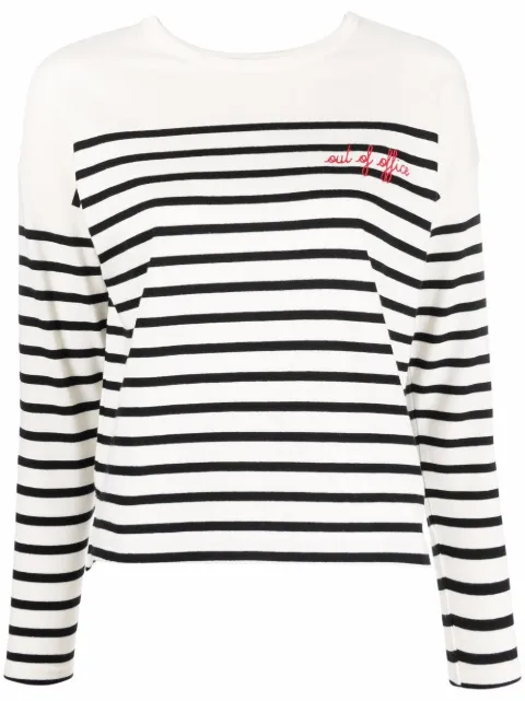 Maison Labiche striped organic cotton jumper